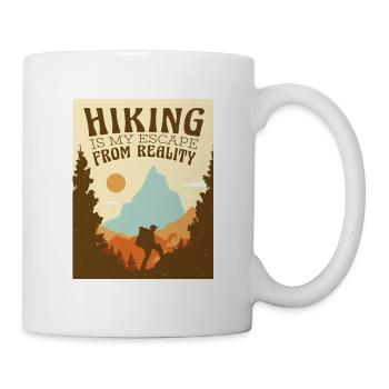 Hiking Mountaineering Hiking Saying - Mug - white - Right