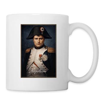 Napoleon Portrait Militäruniform - Tasse - Weiß - Rechts