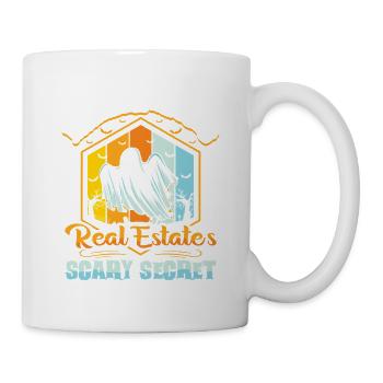 Dicton anglais d’Halloween de Chasseur de Fantômes - Mug blanc - blanc - Droite