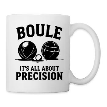 Boule Its All About Precision Petanque Sport - Mug - white - Right