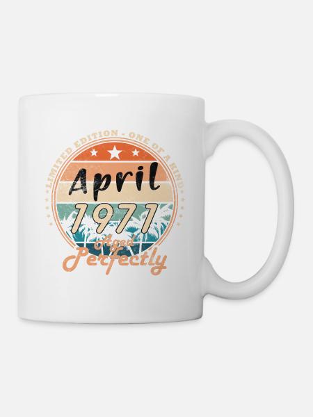 April 1971 - Tasse - Weiß
