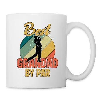 Retired Grandpa By Par Golfing - Mug - white - Right
