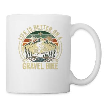 Gravel Bike Mountain Adventure Bike - Mug - white - Right
