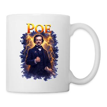 Edgar Allan Poe Portrait - Mug - white - Right