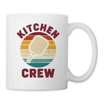 Pickleball : Joueur drôle de Kitchen Crew Love - Mug blanc - blanc - Droite