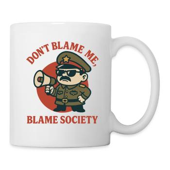 Dont Blame Me Sheriff - Mug - white - Right