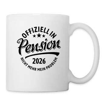 Officially retired in 2026 no longer my problem - Mug - white - Right