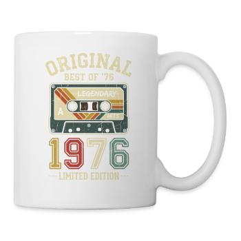 Original 1976 Retro Cassette Tape 50th Birthday - Mug - white - Right