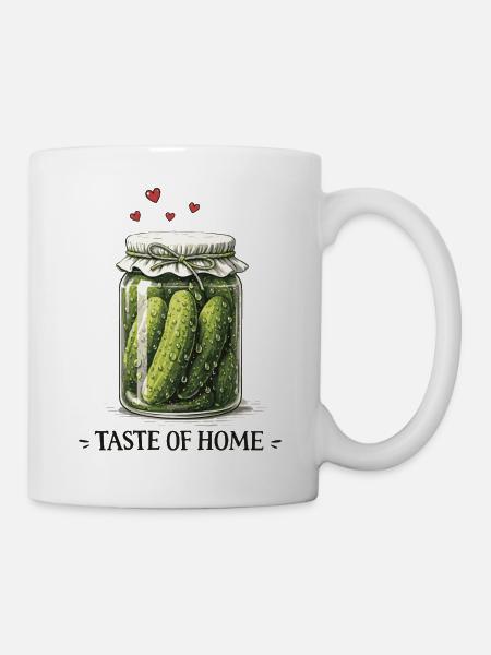 Taste Of Home Pickle Jar - Tasse - Weiß