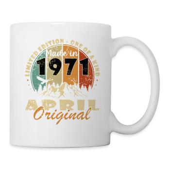 Avril 1971 - Mug blanc - blanc - Droite