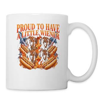 Stolz, einen kleinen Wiener zu haben - Tasse - Weiß - Rechts