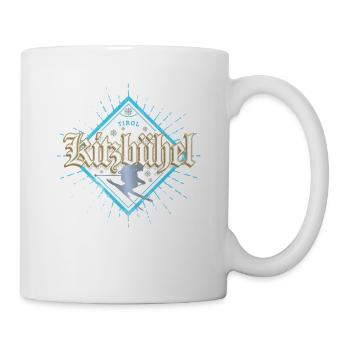 Kitzbühel Tirol Retro Skifahrer Vintage Après-Ski - Tasse - Weiß - Rechts