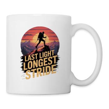 Last Light Longest Stride Hiking Sunset - Mug - white - Right