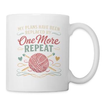 Un autre rapport | Humour tricotant - Mug blanc - blanc - Droite