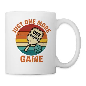 Pickleball Lustig Nur noch ein Spiel Liebe - Tasse - Weiß - Rechts
