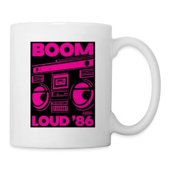 Boom Loud '86 Boombox Neon - Mug - white - Right
