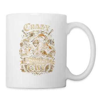 Crazy Renaissance Guy Medieval Festival - Mug - white - Right