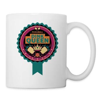 Pickleball Dink Queen Lustige Spielerin Love Pickleball - Tasse - Weiß - Rechts