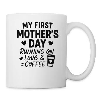 Première fête des mères Humour Idée cadeau pour maman Famille - Mug blanc - blanc - Droite