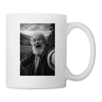 Galileo Galilei Selbstporträt - Tasse - Weiß - Rechts