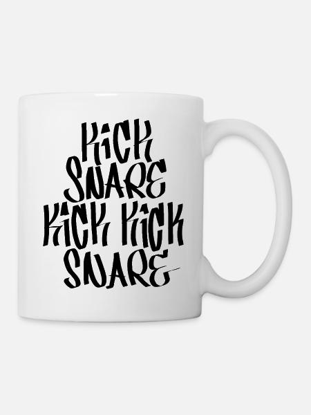 Klassische Hip-Hop-Beats - Tasse - Weiß
