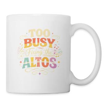 Sauvegarder les voix alto | Chef de chœur, professeur de musique - Mug blanc - blanc - Droite