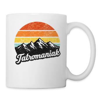 Tatromaniak Mountain Sunset Retro - Tasse - Weiß - Rechts
