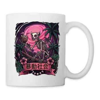 Neon Jungle Skeleton Moon Toast - Mug - white - Right