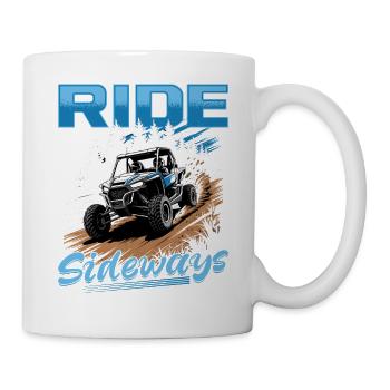 UTV Off Road 4 Wheeler Side by side - Tasse - Weiß - Rechts