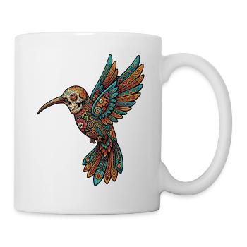 Skull Alebrije Hummingbird Mexican - Mug - white - Right