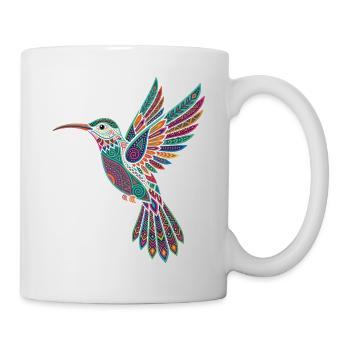 Alebrije Kolibri Mexikanisches Volk - Tasse - Weiß - Rechts