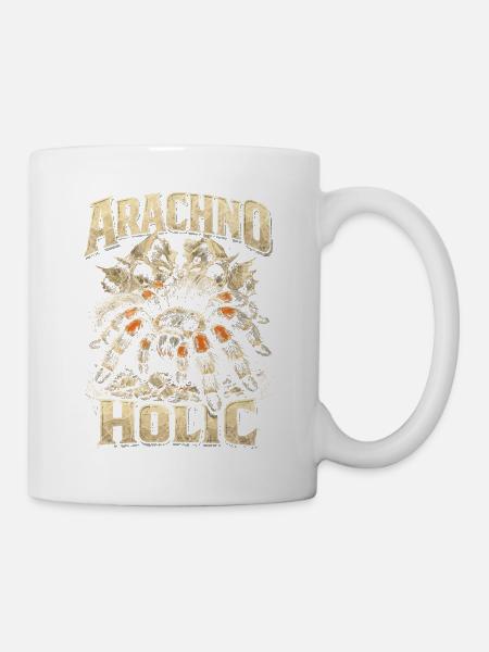 Vogelspinne Arachno Holic - Tasse - Weiß