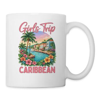 Girls Trip Caribbean - Tasse - Weiß - Rechts