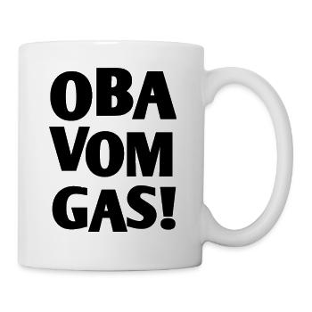 bayerischer spruch  - Tasse - Weiß - Rechts