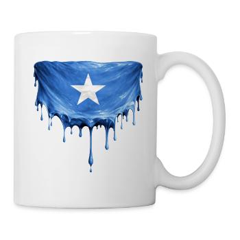 Somali Flag Drop Art - Mug - white - Right