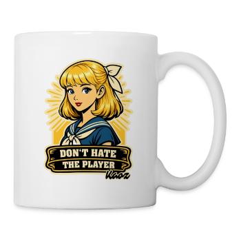 Don't Hate the Player Girl - Mug - white - Right