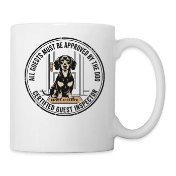 Alle Gäste von The Dog Design genehmigt - Tasse - Weiß - Rechts