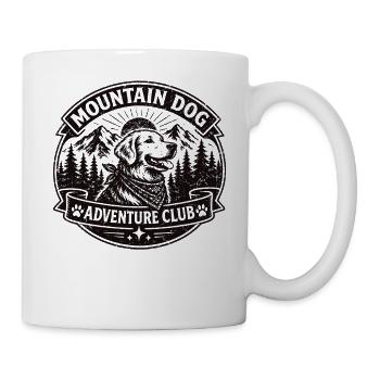 Mountain Dog Adventure Club Design - Mug - white - Right