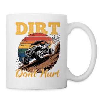 UTV Off Road 4 Wheeler Side by side - Tasse - Weiß - Rechts