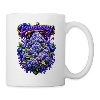Graffiti classique aux myrtilles - Mug blanc - blanc - Droite