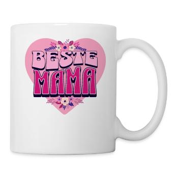 Beste Mama – Perfektes Muttertagsgeschenk - Tasse - Weiß - Rechts