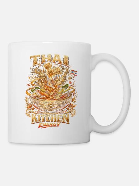 Thailand Thai Pride Thai Kitchen Energy - Tasse - Weiß