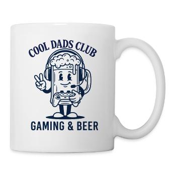 Gamer Dad Shirt Gaming Beer Dad Gift - Mug - white - Right