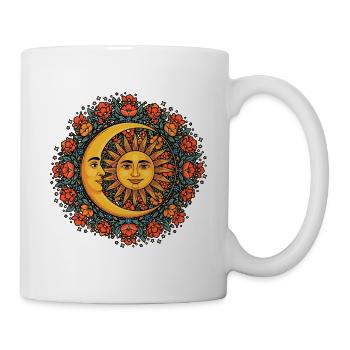 Litha Pagan: Sommersonnenwende, Mittsommer, Mittsommer, Mittsommer. - Tasse - Weiß - Rechts
