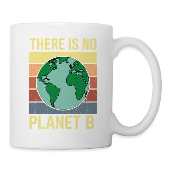 Il n’y a pas d’environnement rétro avec le t-shirt de la planète B - Mug blanc - blanc - Droite