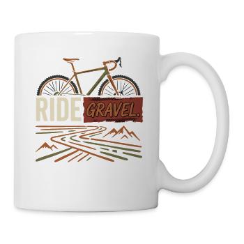 Gravel Bike Ride Bike Adventure Outdoor - Mug - white - Right