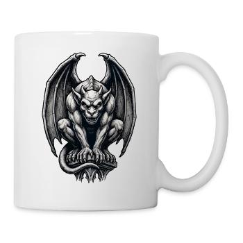 Vintage Gargoyle - Tasse - Weiß - Rechts
