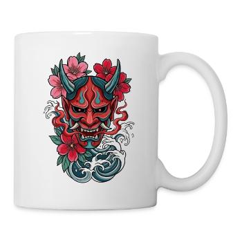 Hannya – Yōkai Demon - Mug - white - Right