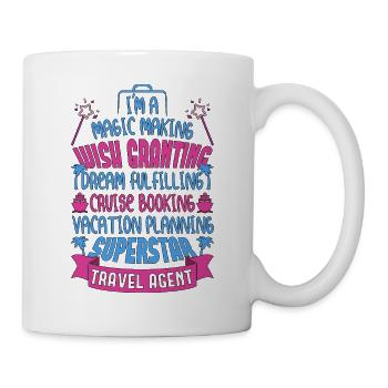 Vacation Planning Superstar Trip Cruising - Mug - white - Right