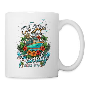 Voyage de vacances en famille Voyage en famille 2026 - Mug blanc - blanc - Droite
